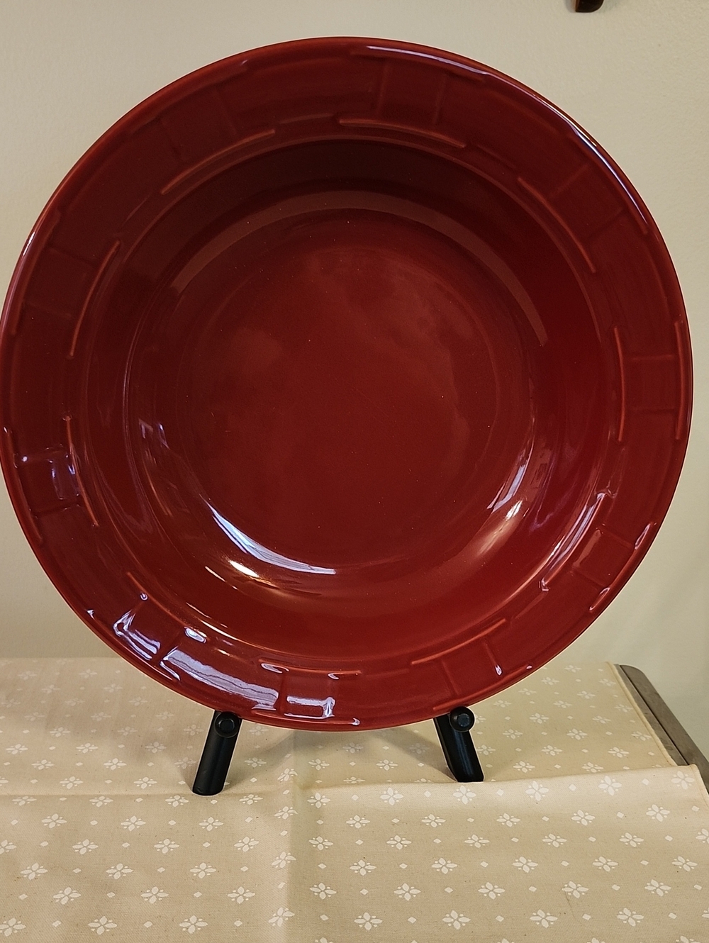 Longaberger Woven Traditions Paprika Pasta Bowl